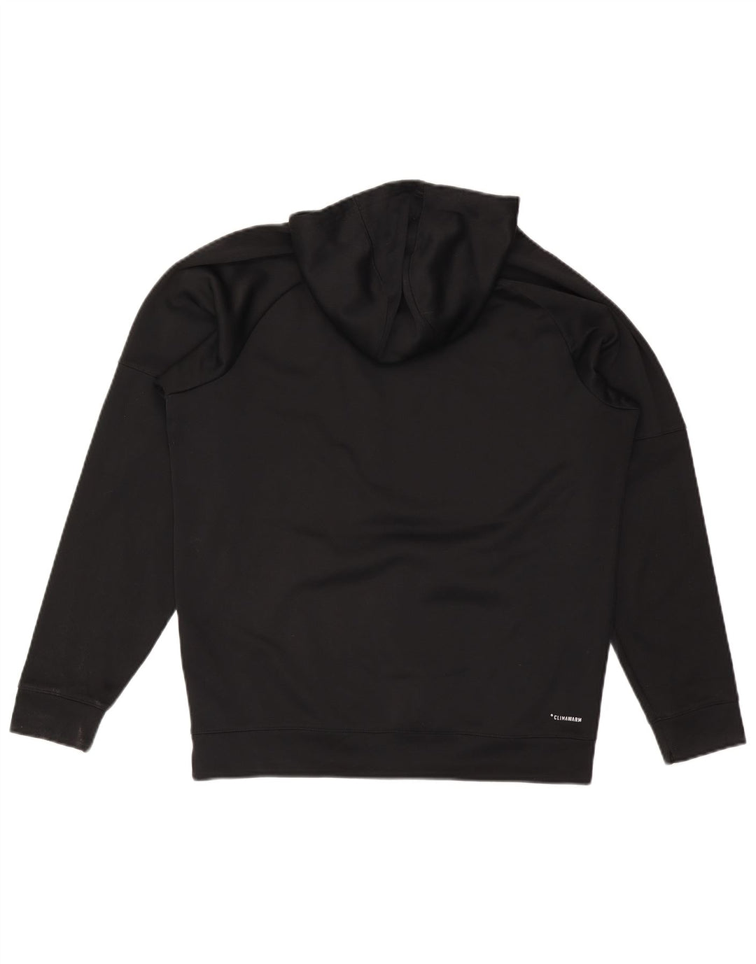 Мужской джемпер с капюшоном Adidas Climawarm, большой черный из полиэстера