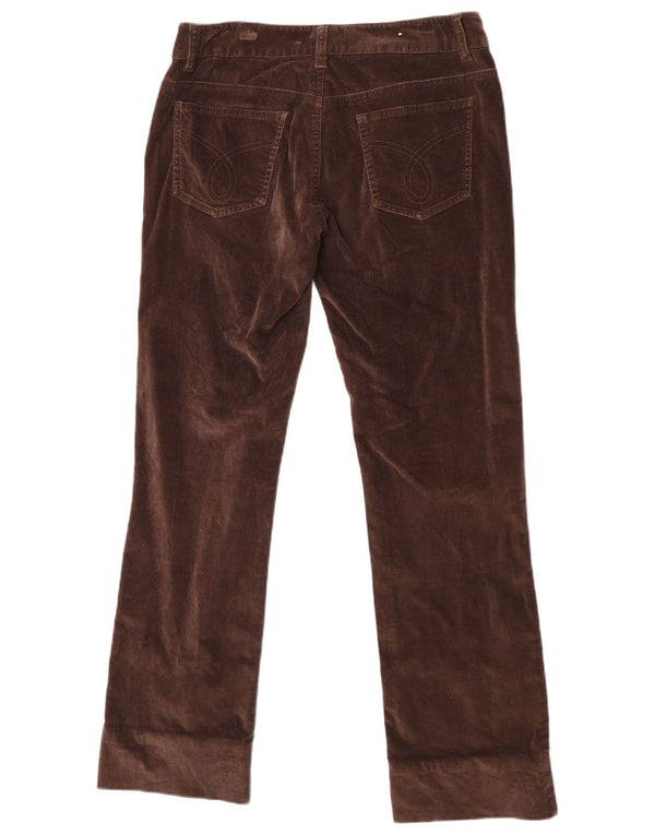 Calvin Klein Женские прямые вельветовые брюки W30 L30 Коричневые хлопковые
