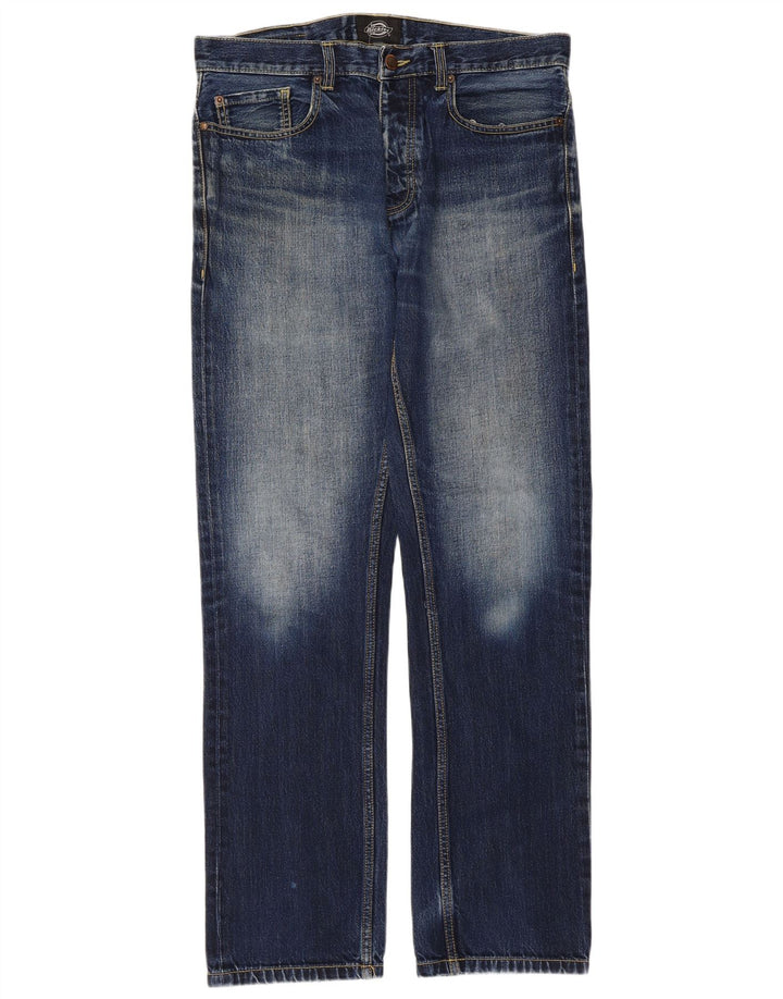 Мужские прямые джинсы Dickies W33 L34, синий хлопок
