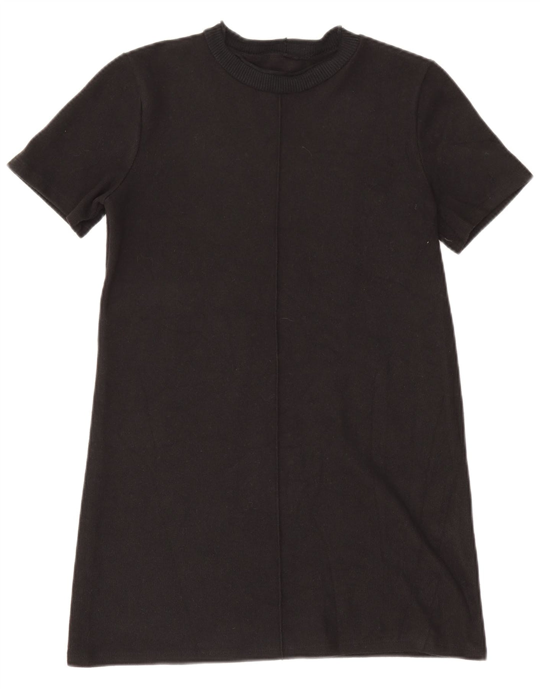 Женское платье-джемпер Zara UK 14, средний черный полиэстер