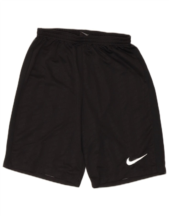Мужские спортивные шорты Nike Dri Fit, маленькие черные, из полиэстера
