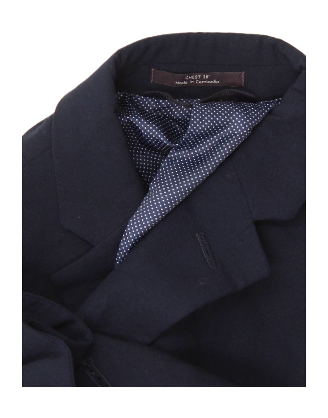 Мужской тонкий пиджак Marks & Spencer с 2 пуговицами, Великобритания 38, средний темно-синий