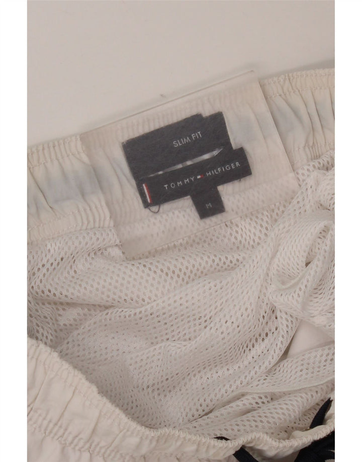 Женские шорты для плавания с рисунком Tommy Hilfiger UK 12, средние, белые