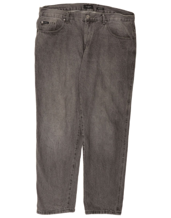Мужские прямые джинсы PIERRE CARDIN стандартного кроя W40 L30 серые, хлопок