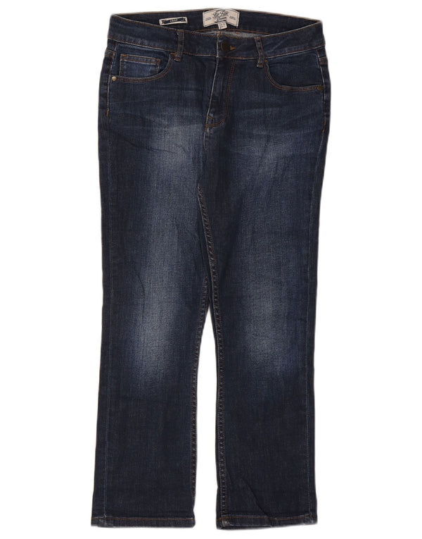 Женские укороченные джинсы Fat Face UK 8 Small W27 L23 Синий хлопок
