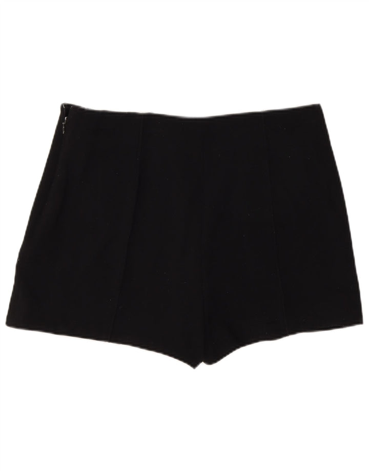 Женские шорты Zara, большие, W30, черные, полиэстер