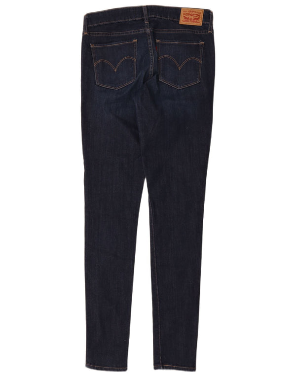 Женские джинсы скинни Levi's 711 W27 L31 Темно-синие, хлопок