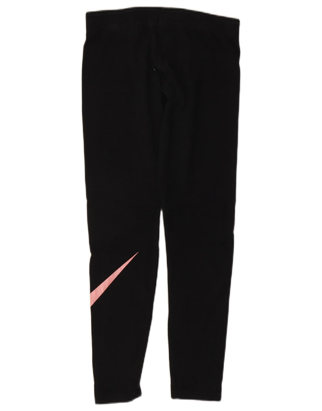 Женские леггинсы с рисунком Nike UK 12, хлопковые, средние, черные