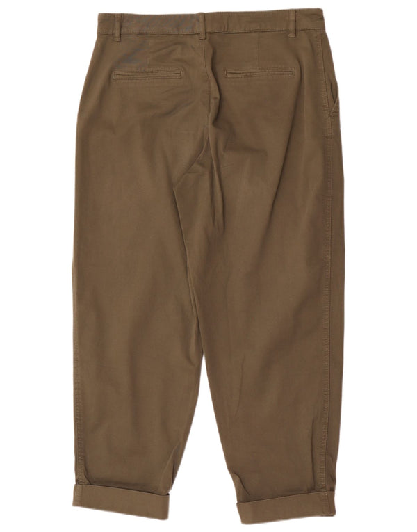 Женские зауженные брюки-чиносы Zara EU 42, большие W32 L26, хаки