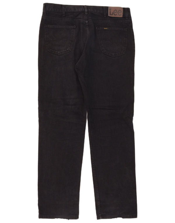 Мужские прямые джинсы Lee W38 L34, черный хлопок