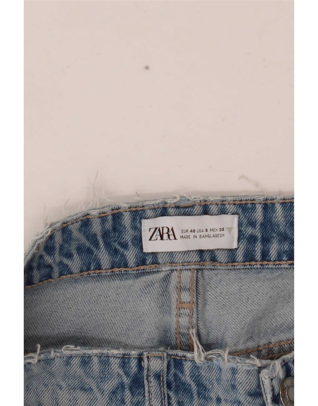 Женские прямые джинсы Zara EU 40 Medium W30 L30 синие