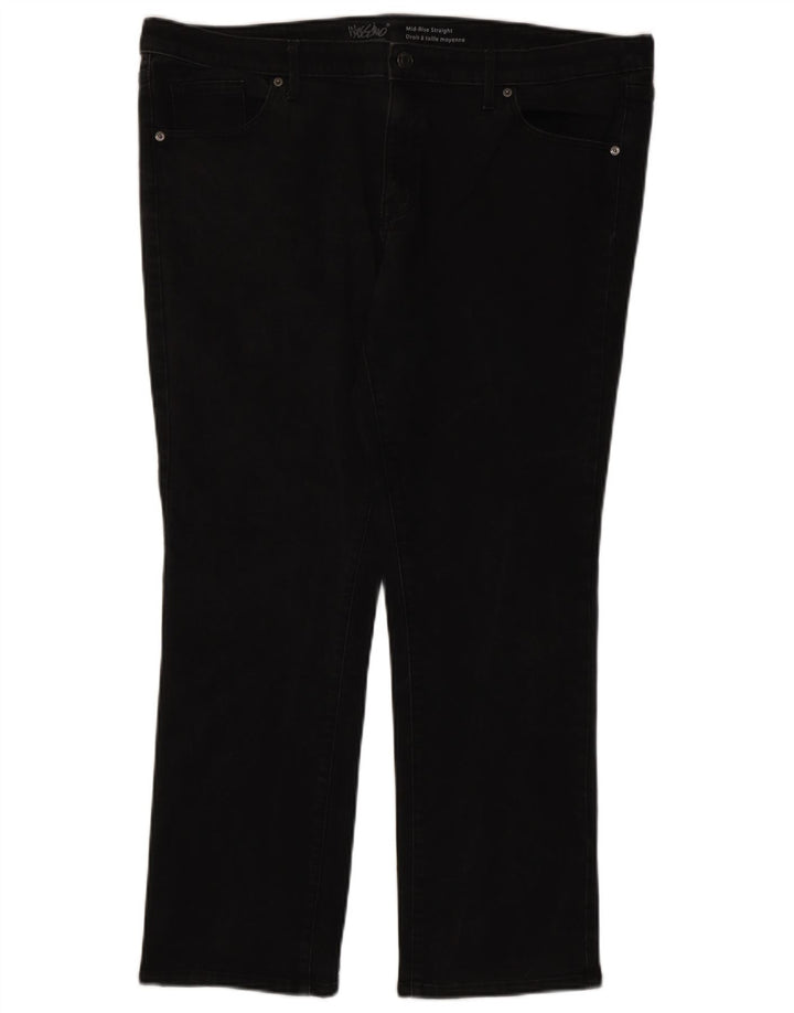 Женские прямые джинсы Mossimo Super Strech со средней посадкой США 18 2XL W40 L29 Серые