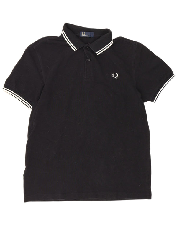 Мужская рубашка поло Fred Perry, средний черный хлопок