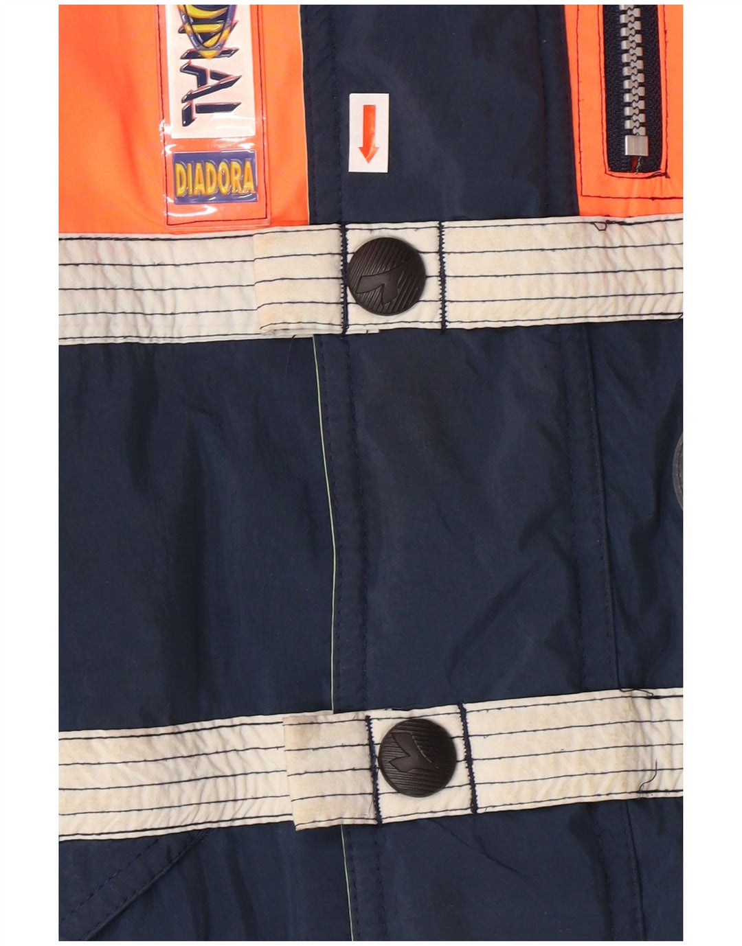 Diadora Boys Windbreaker Jacket 11-12 Years XL  Navy Blue Polyamide