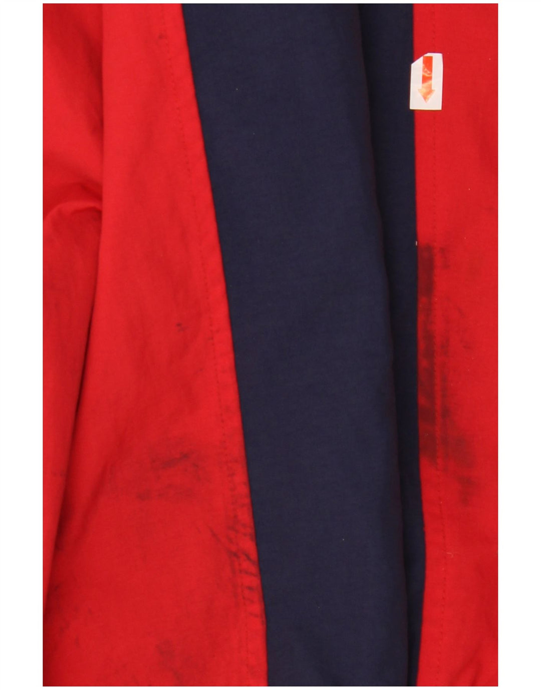 Мужская дождевик с капюшоном FILA UK 40, большой синий, полиамид с цветными блоками