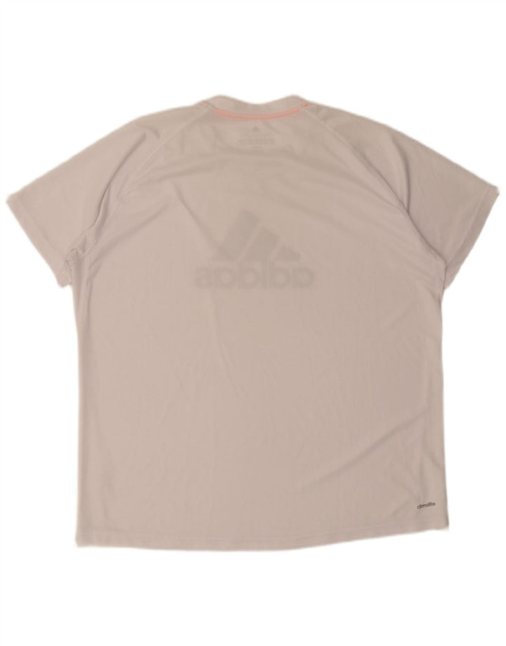 Adidas Мужская футболка с рисунком Top 2XL Белый