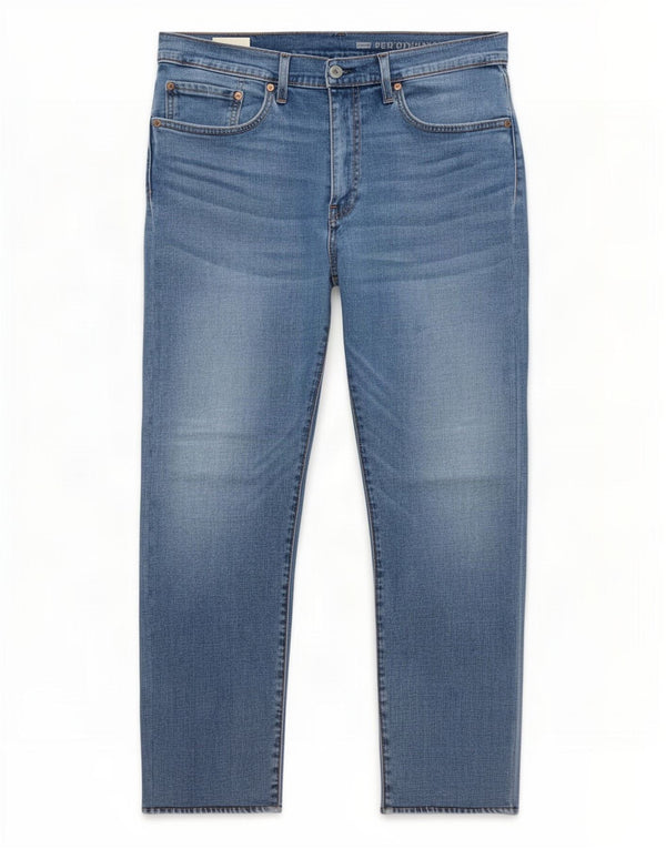 Мужские зауженные джинсы Levi's 502 W34 L27 синие, хлопок