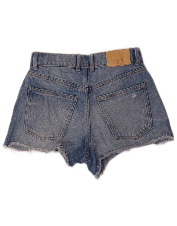 Джинсовые шорты Zara для девочек 13–14 лет, синий хлопок, W24
