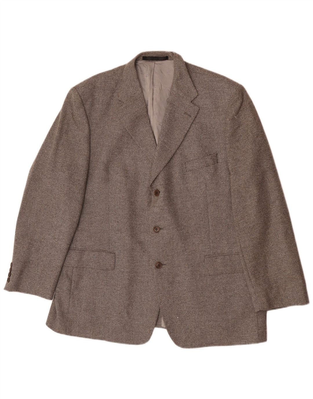 Мужской пиджак Marks & Spencer с 3 пуговицами, Великобритания, 46 XL, серая шерсть