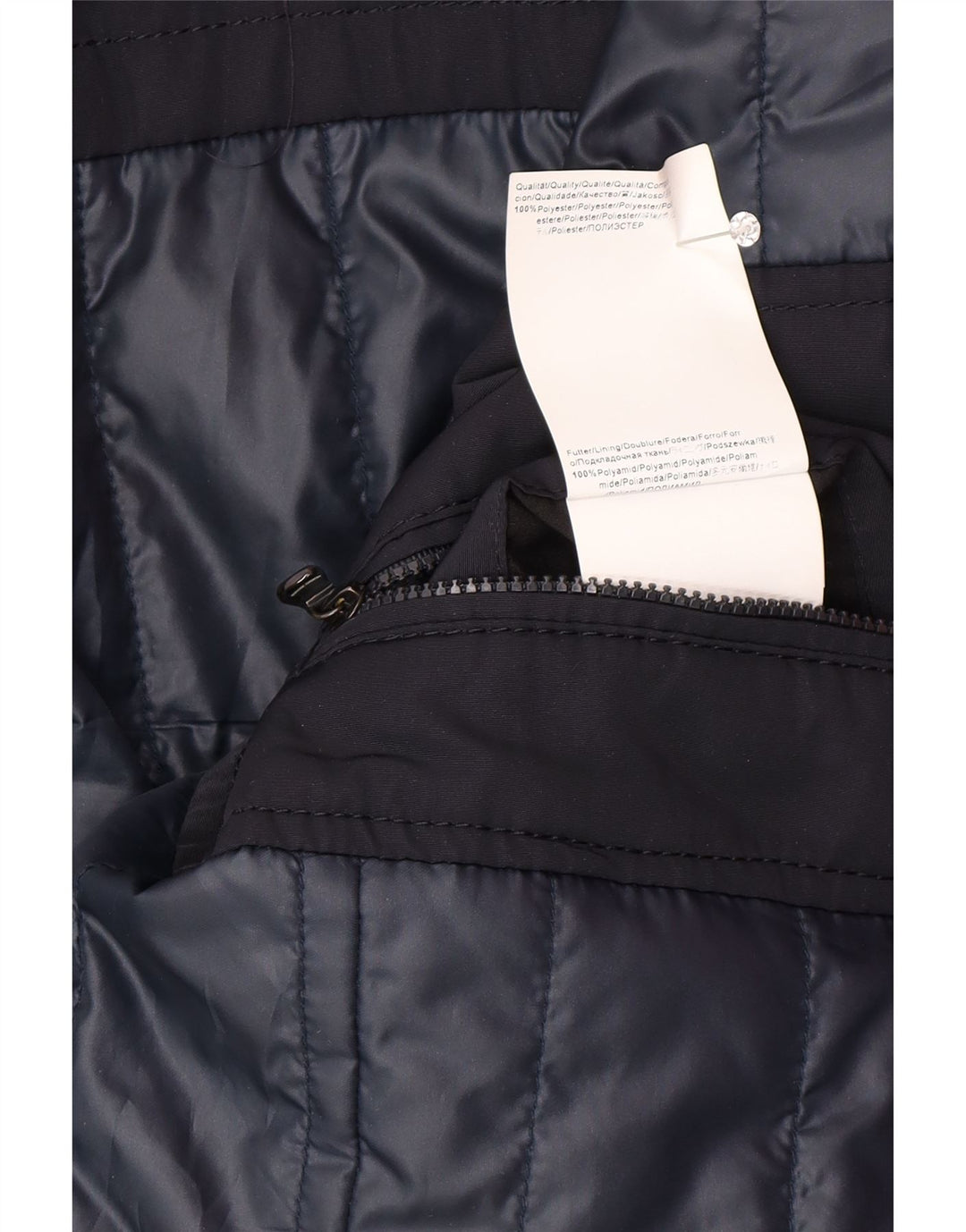 Мужская куртка Hugo Boss IT 52 XL Темно-синяя Полиэстер