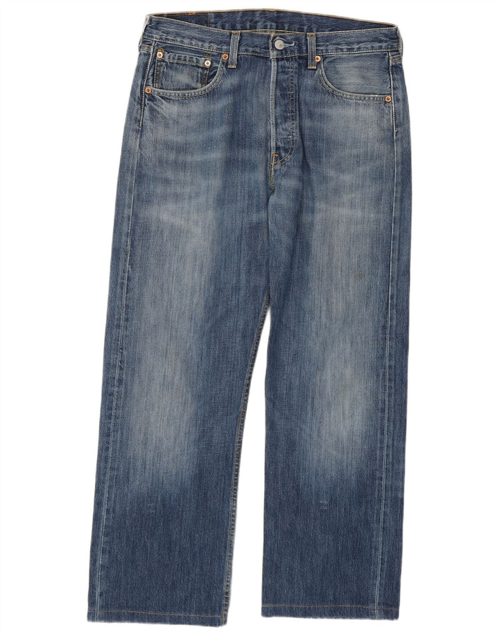 Мужские прямые джинсы Levi's 501 W33 L27 синие