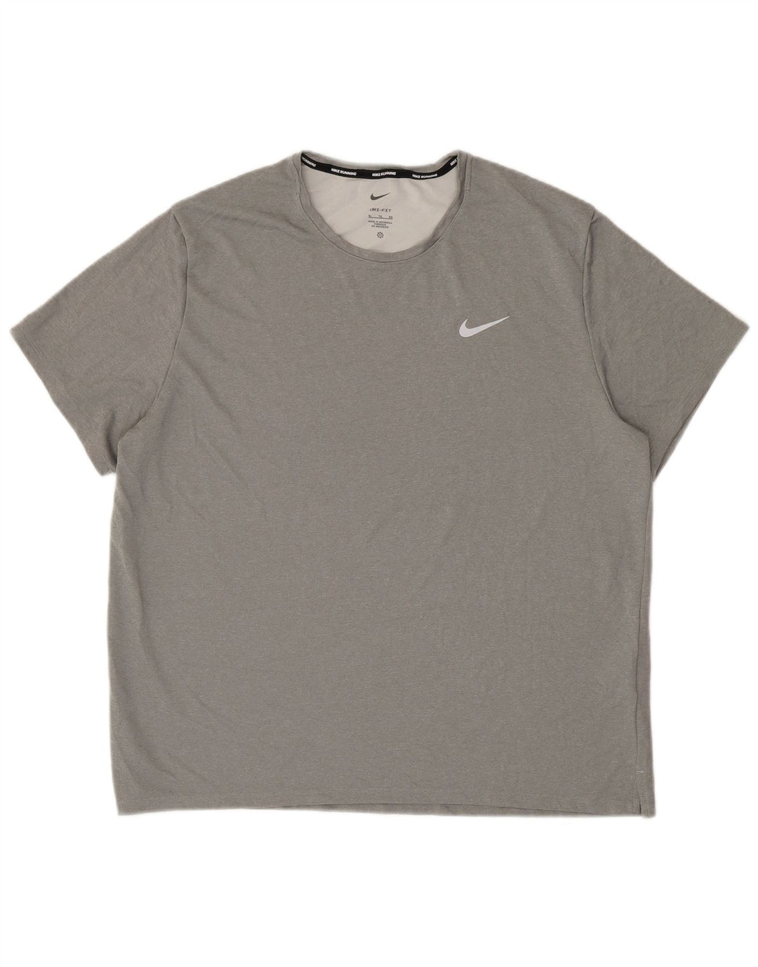 Мужская футболка NIKE Dri Fit Top XL, серый полиэстер