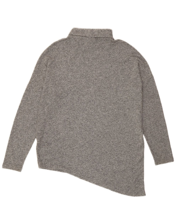 Женский джемпер с высоким воротником Phase Eight, Великобритания, 18 XL, серый вискоза