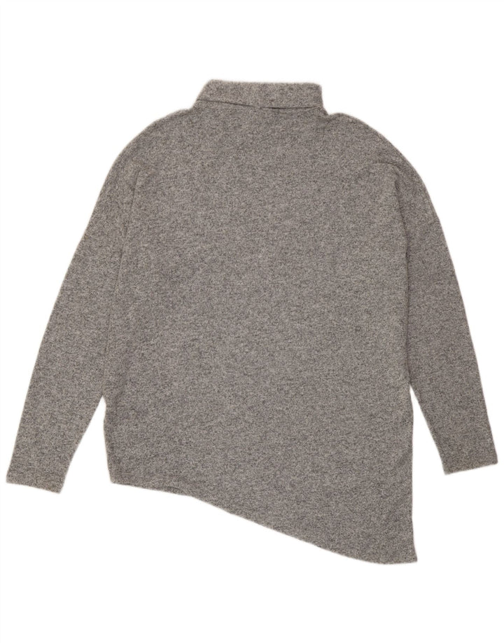 Женский джемпер с высоким воротником Phase Eight, Великобритания, 18 XL, серый вискоза