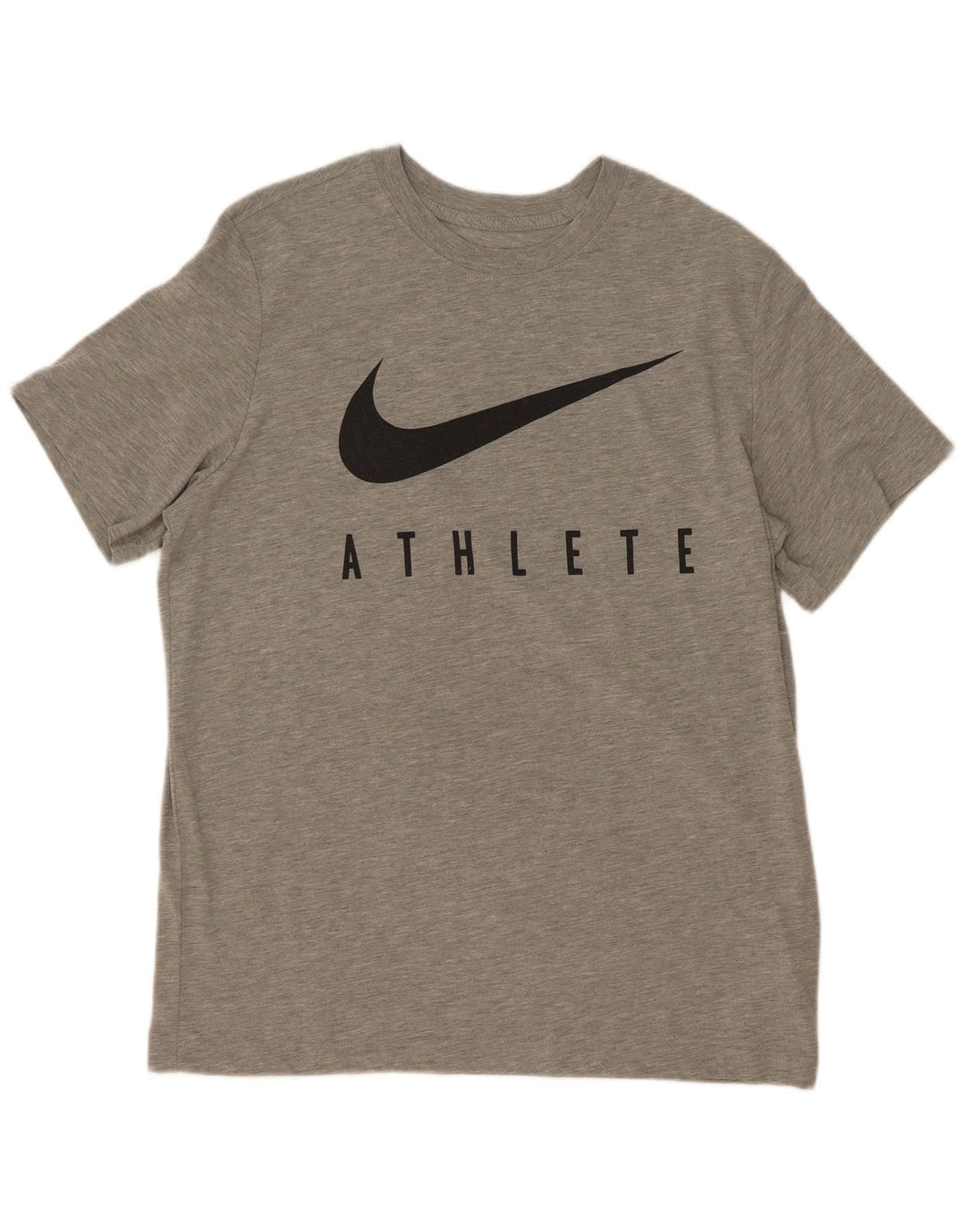 Мужская футболка Nike Dri Fit с графическим рисунком, большой серый полиэстер
