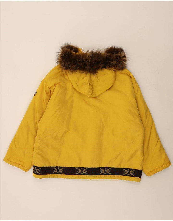 Мужская ветровка Napapijri Voyage UK 40, большая желтая полиамидная куртка