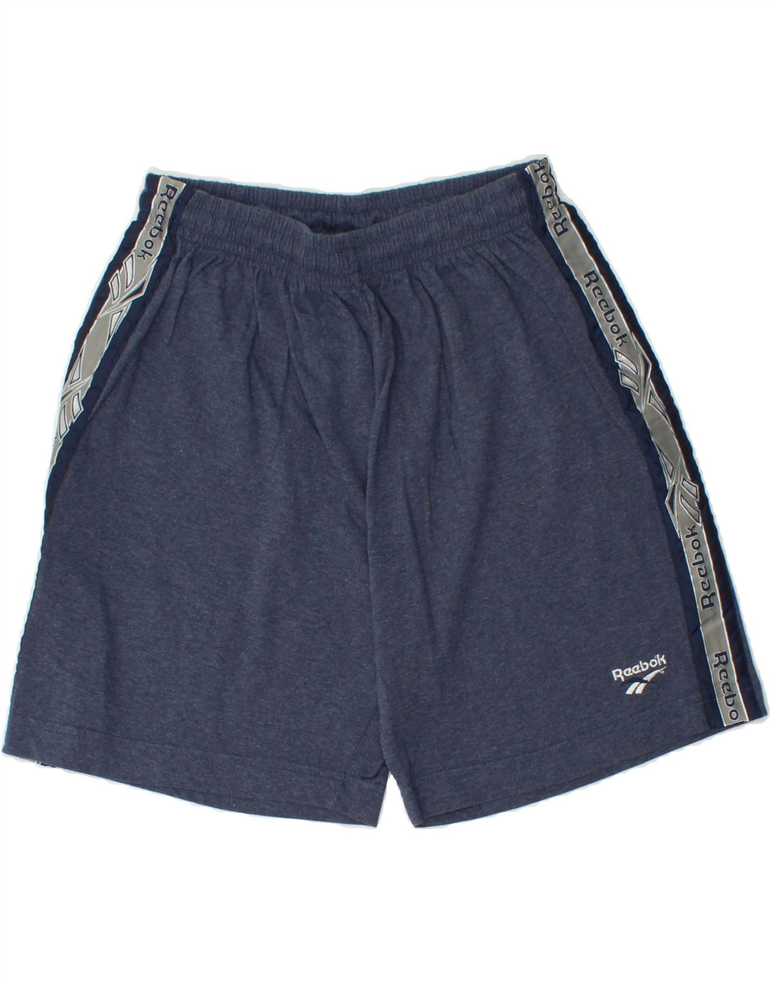 REEBOK Boys Sport Shorts 11-12 Years Medium Navy Blue Cotton Vintage Reebok and Second-Hand Reebok from Messina Hembry 
