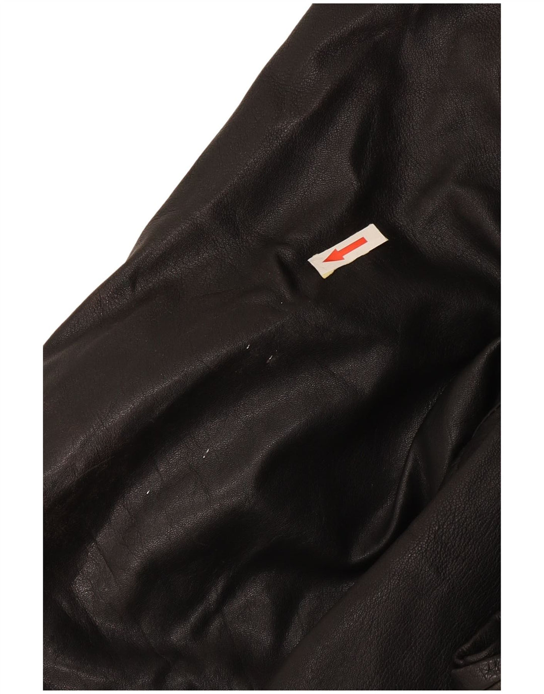 Винтажная мужская двубортная кожаная куртка UK 42 XL, черная
