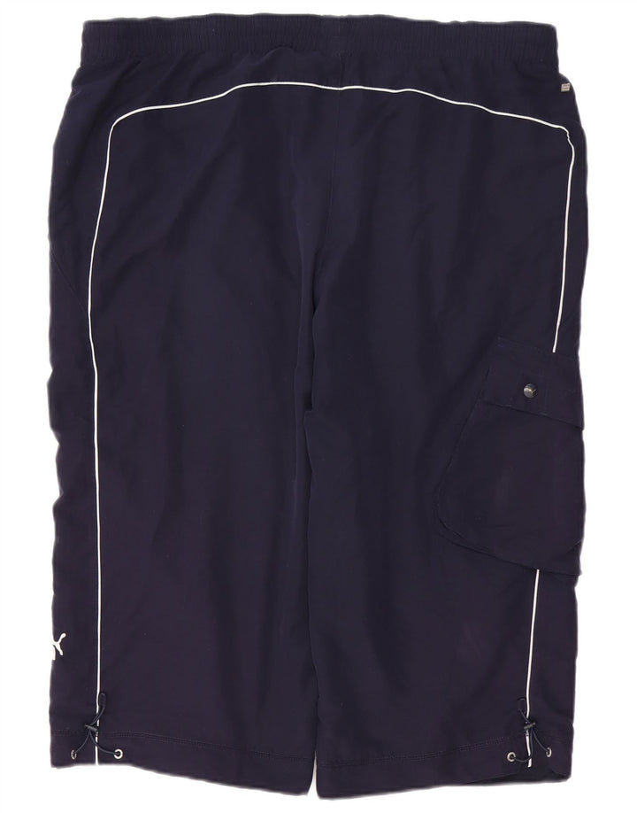 Мужские спортивные шорты-бермуды PUMA XL темно-синие