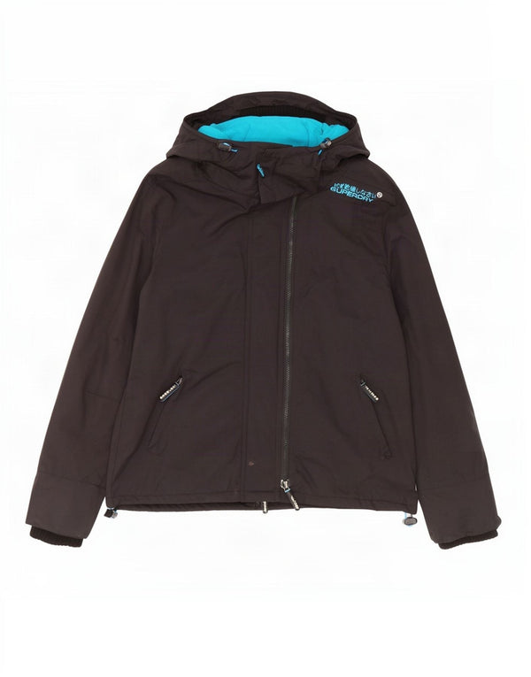 Женская ветровка с рисунком Superdry The Windcheater UK 18 XL, черная