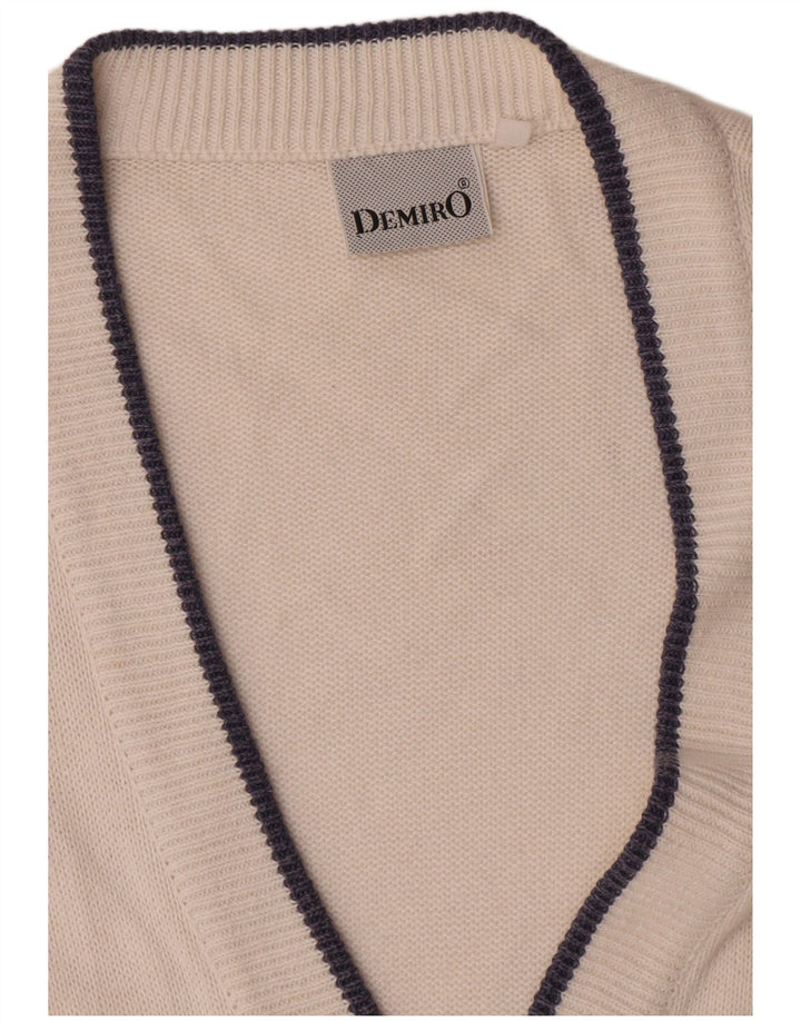 Мужской кардиган Demiro IT 50 Medium White Striped Cotton