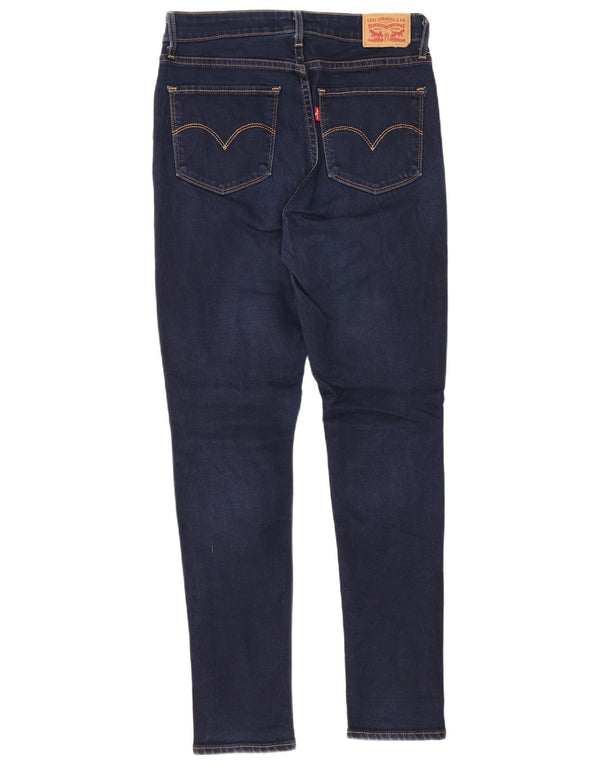 Женские джинсы скинни Levi's 721 с высокой посадкой W28 L28 Темно-синие, хлопок