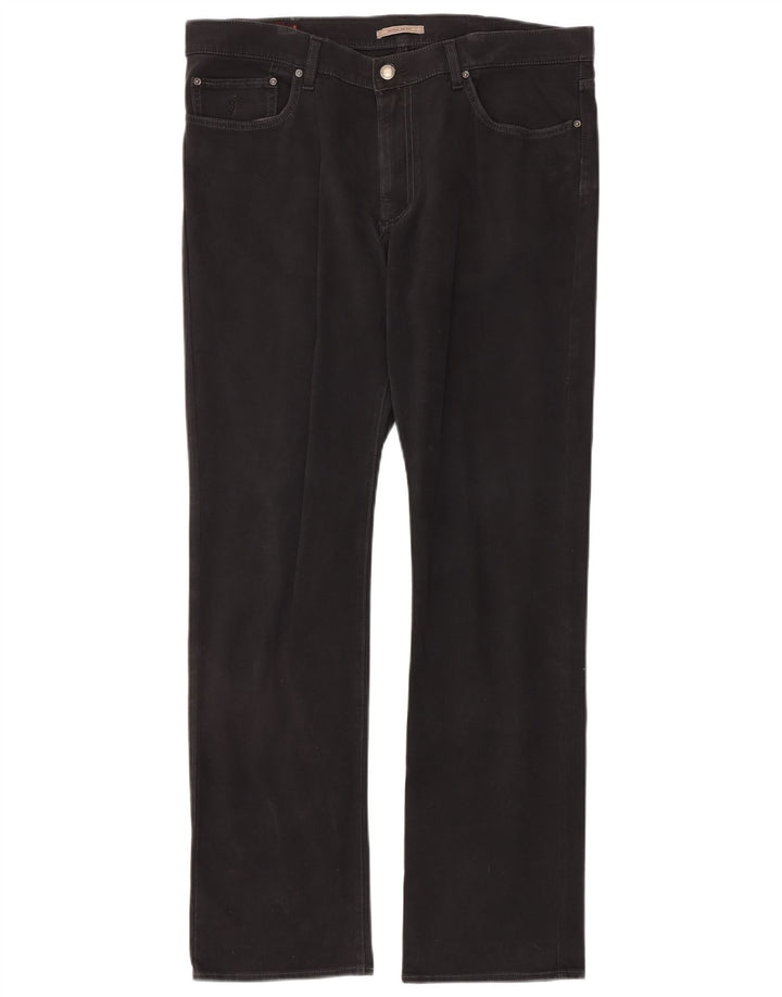 Мужские прямые джинсы MARLBORO CLASSICS стандартного кроя W36 L34, черный хлопок