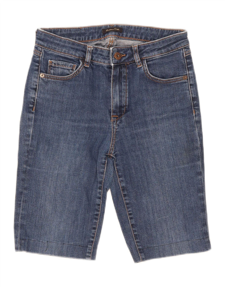 Женские джинсовые шорты Massimo Dutti стандартного кроя EU 36 XS W26 синие