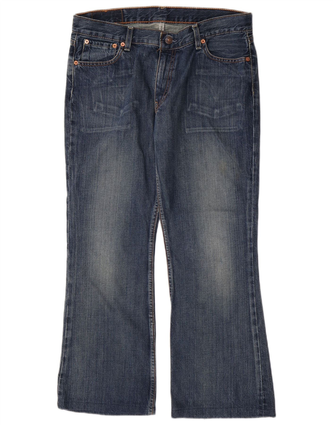 Женские расклешенные джинсы Levi's 529 W32 L27, синий хлопок