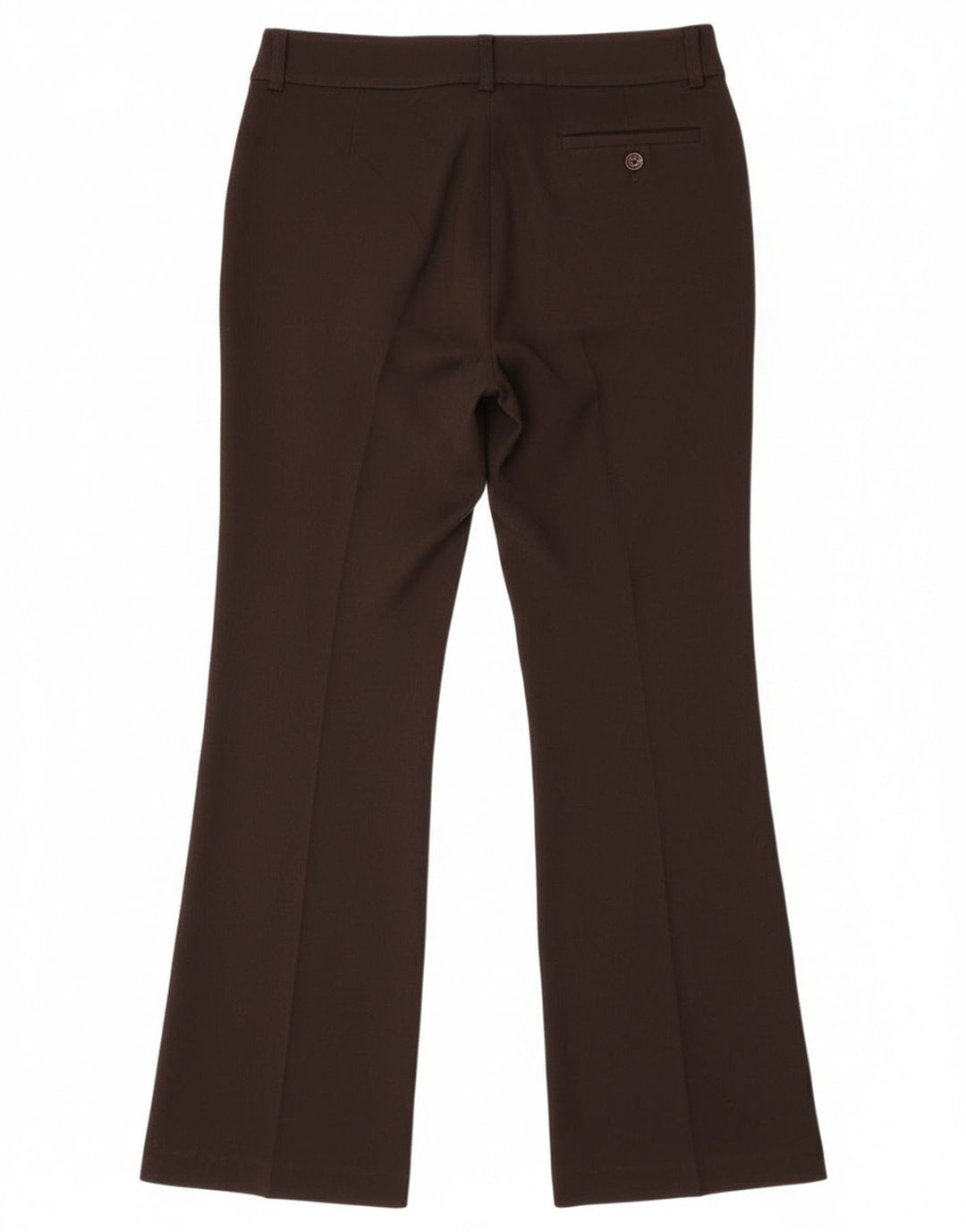 Max Mara Женский костюм выходного дня Bootcut Брюки Великобритания 8 Маленькие W27 L30 Коричневые