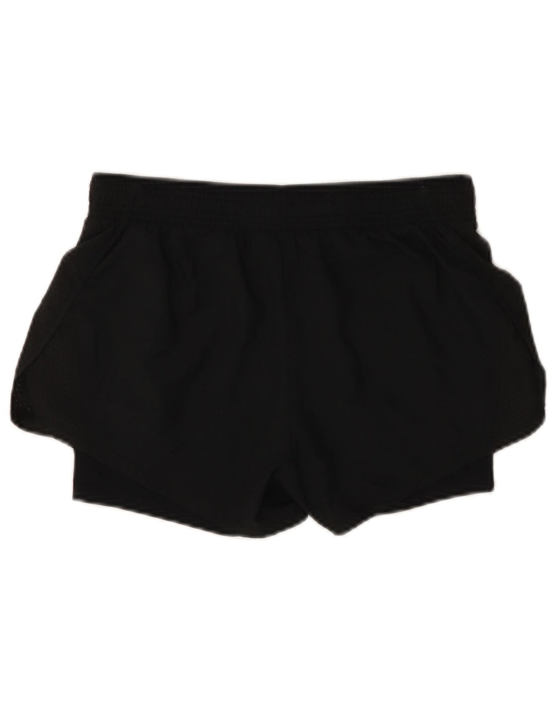 Женские спортивные шорты NIKE Dri Fit UK 10, маленькие черные из полиэстера