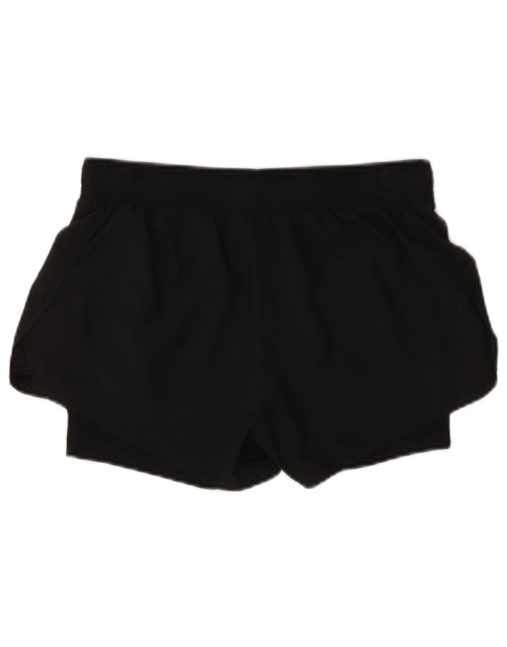 Женские спортивные шорты NIKE Dri Fit UK 10, маленькие черные из полиэстера