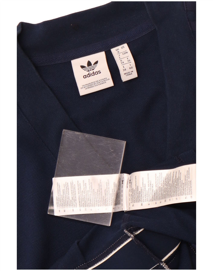 Женское теннисное платье Adidas UK 8, маленькое, темно-синее, полиэстер