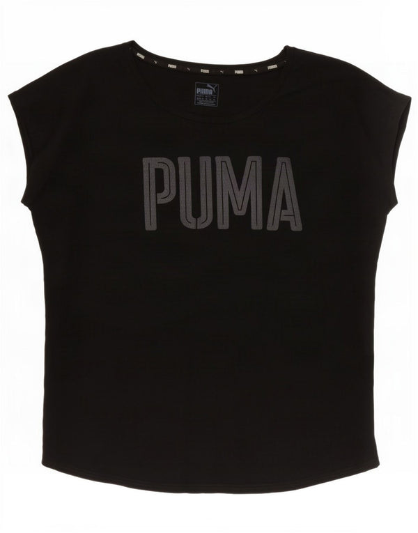 Женская футболка с рисунком Puma Top UK 16, большая черная
