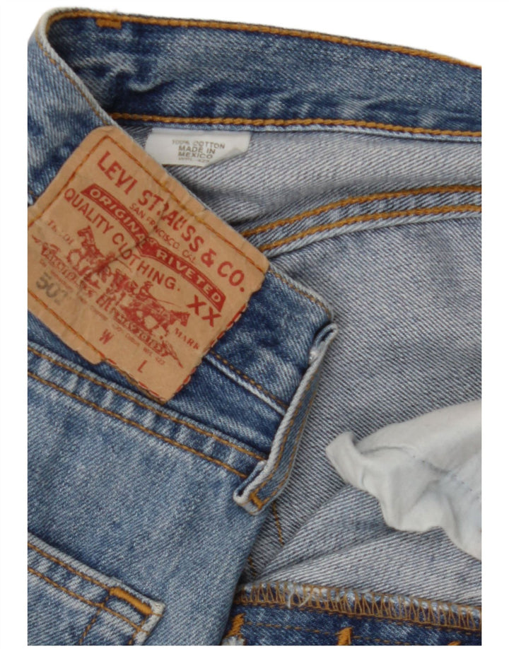 Мужские прямые джинсы Levi's 501 W29 L28 синие, хлопок