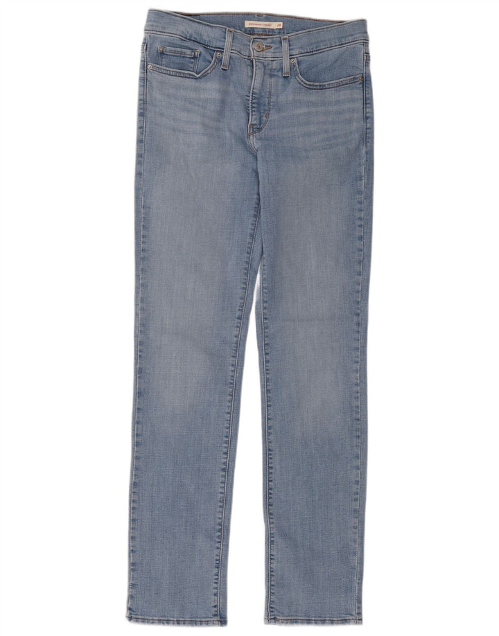 Женские прямые джинсы Levi's 314 W28 L32, синий хлопок