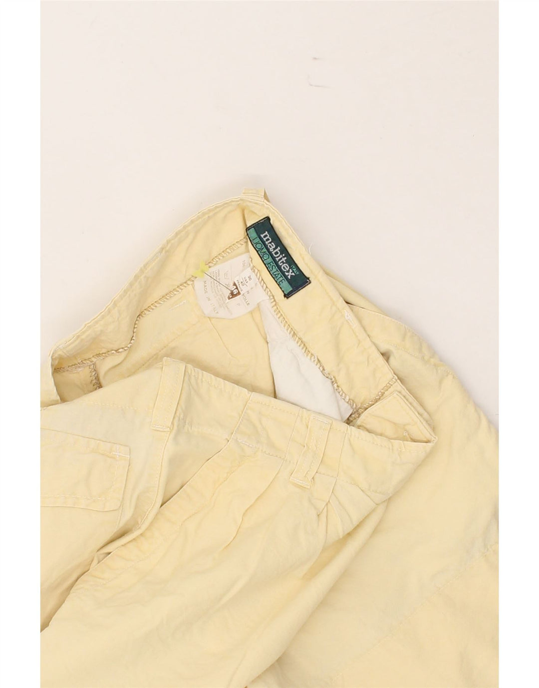 MABITEX Womens Pegged Chino Shorts W30 Medium Beige Cotton Vintage Mabitex and Second-Hand Mabitex from Messina Hembry 