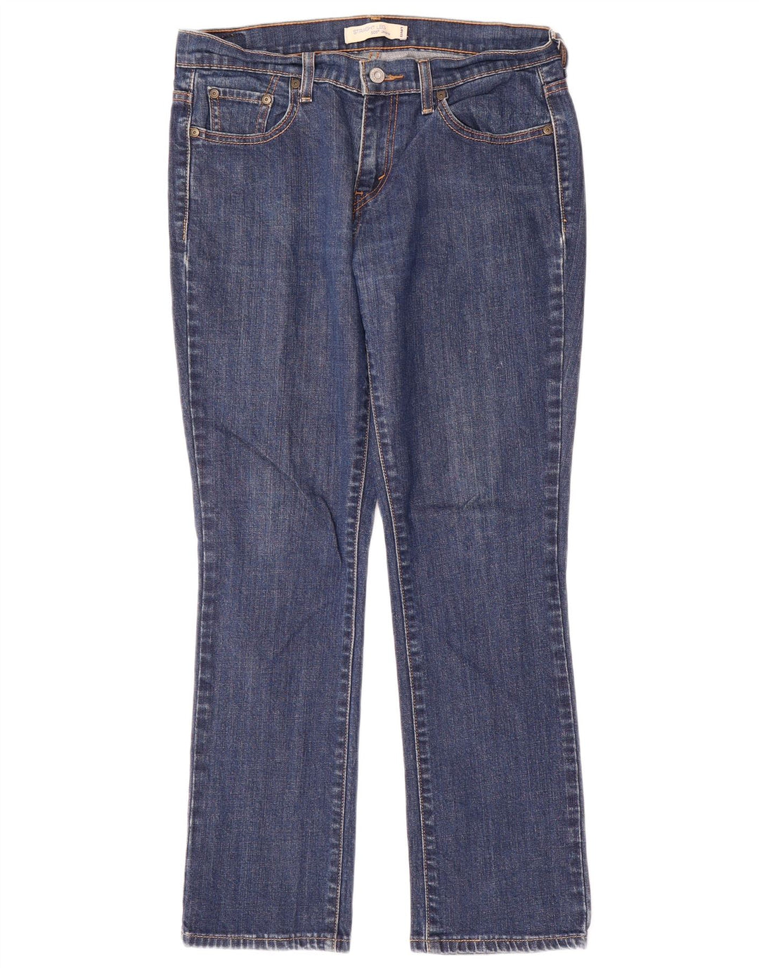 Женские прямые джинсы Levi's 505 США 6, средние W32 L29, синие, хлопок