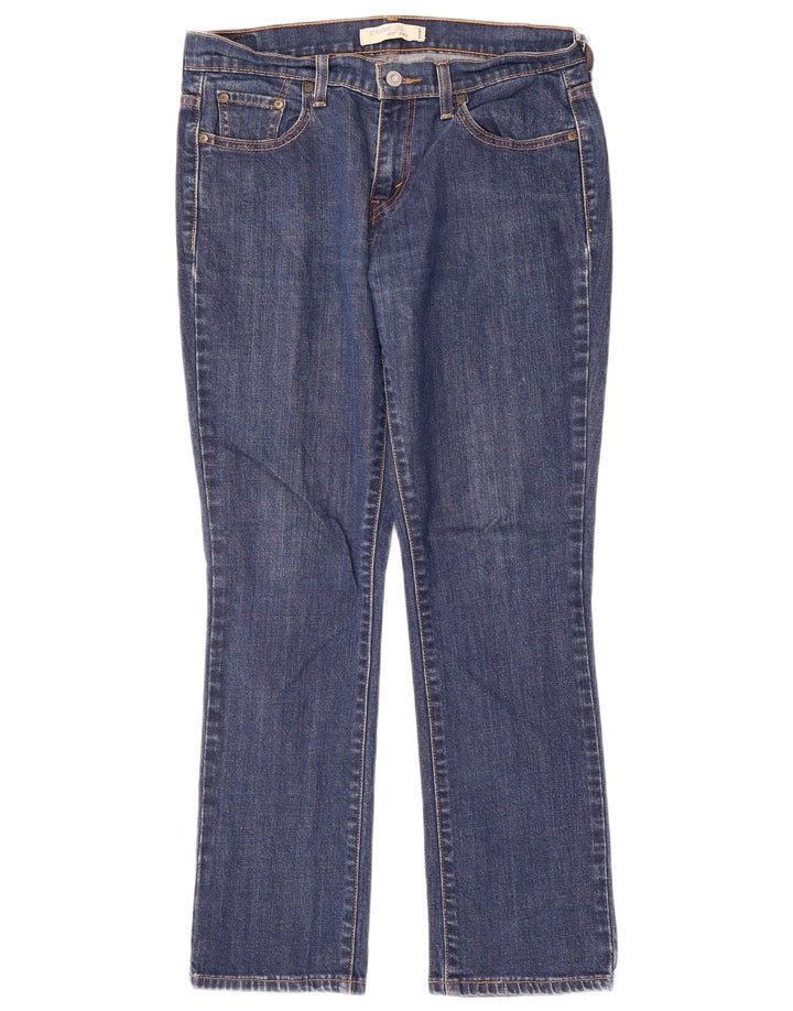 Женские прямые джинсы Levi's 505 США 6, средние W32 L29, синие, хлопок