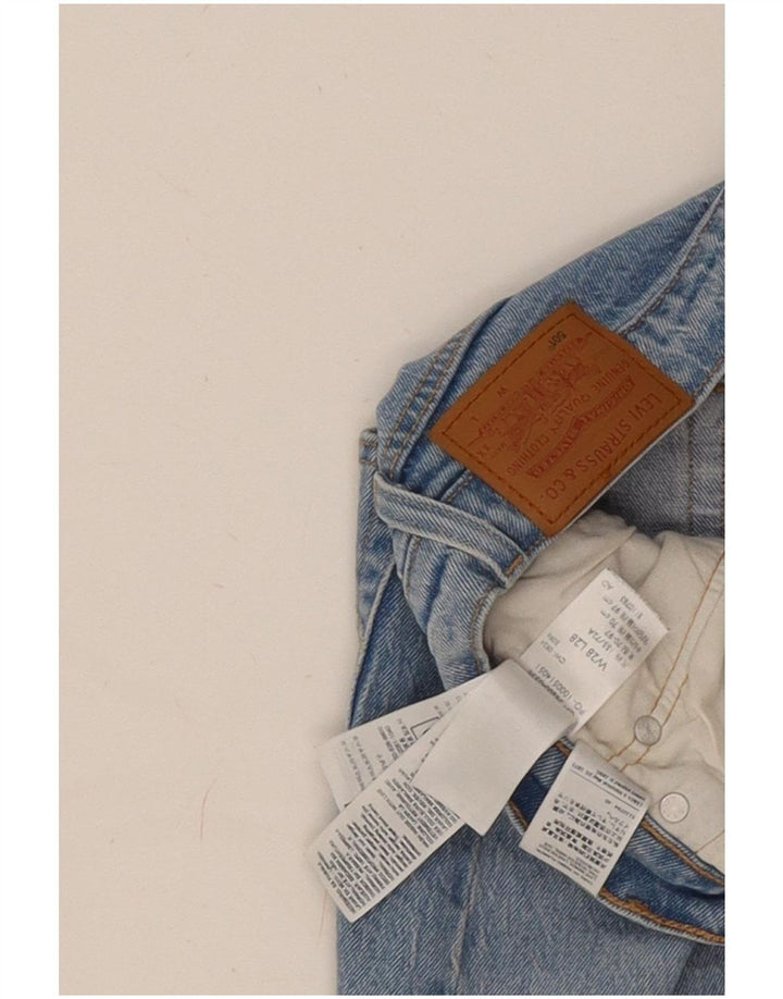 Женские прямые джинсы Levi's 501 W28 L28 синие, хлопок